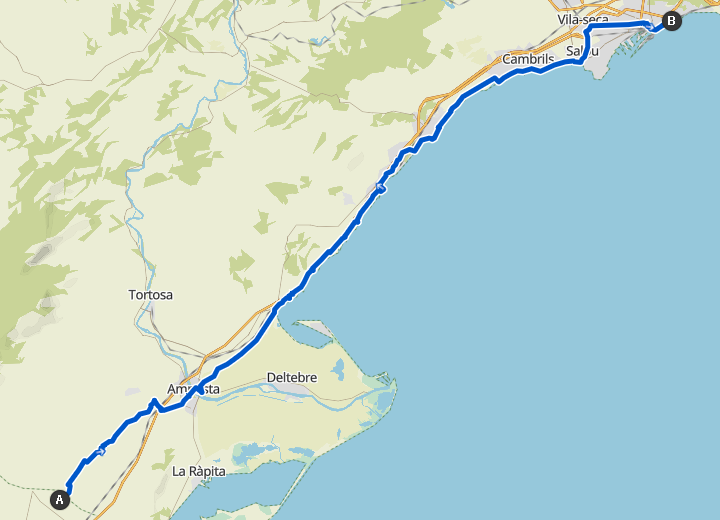 Dieses Bild hat ein leeres Alt-Attribut. Der Dateiname ist Alcanar-to-Tarragona.png